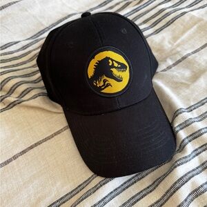 Black Cap Jurassic Park Logo